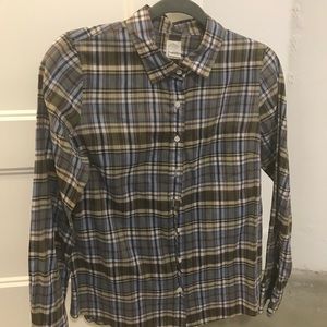 J Crew Plaid Shirt sz 4